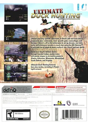 Ultimate Duck Hunting box cover back